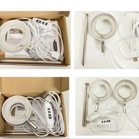 Tabletop Grow Light 5W - Full Spectrum with 3/9/12 Hour Timer