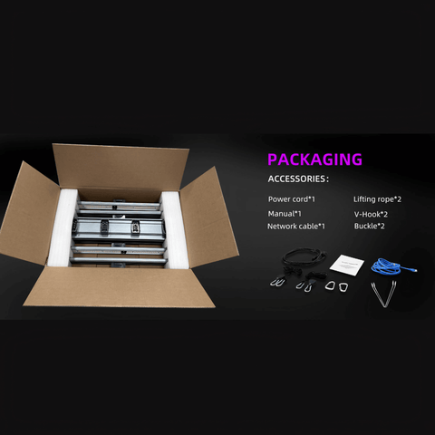 240W LED Grow Light - Full Spectrum White + 460nm + 660nm + 730nm - 2x2ft Coverage - Detachable