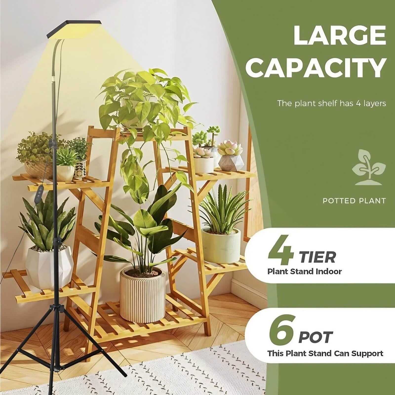 25W Full Spectrum Growing Lamp Lights - 1.2x2ft Coverage