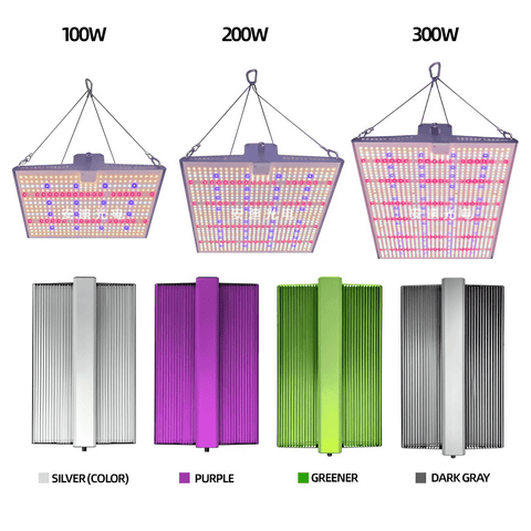 300W LED Grow Light - Quantum Board, 3x3ft Coverage, 3000k+6500k+660nm+730nm+460nm