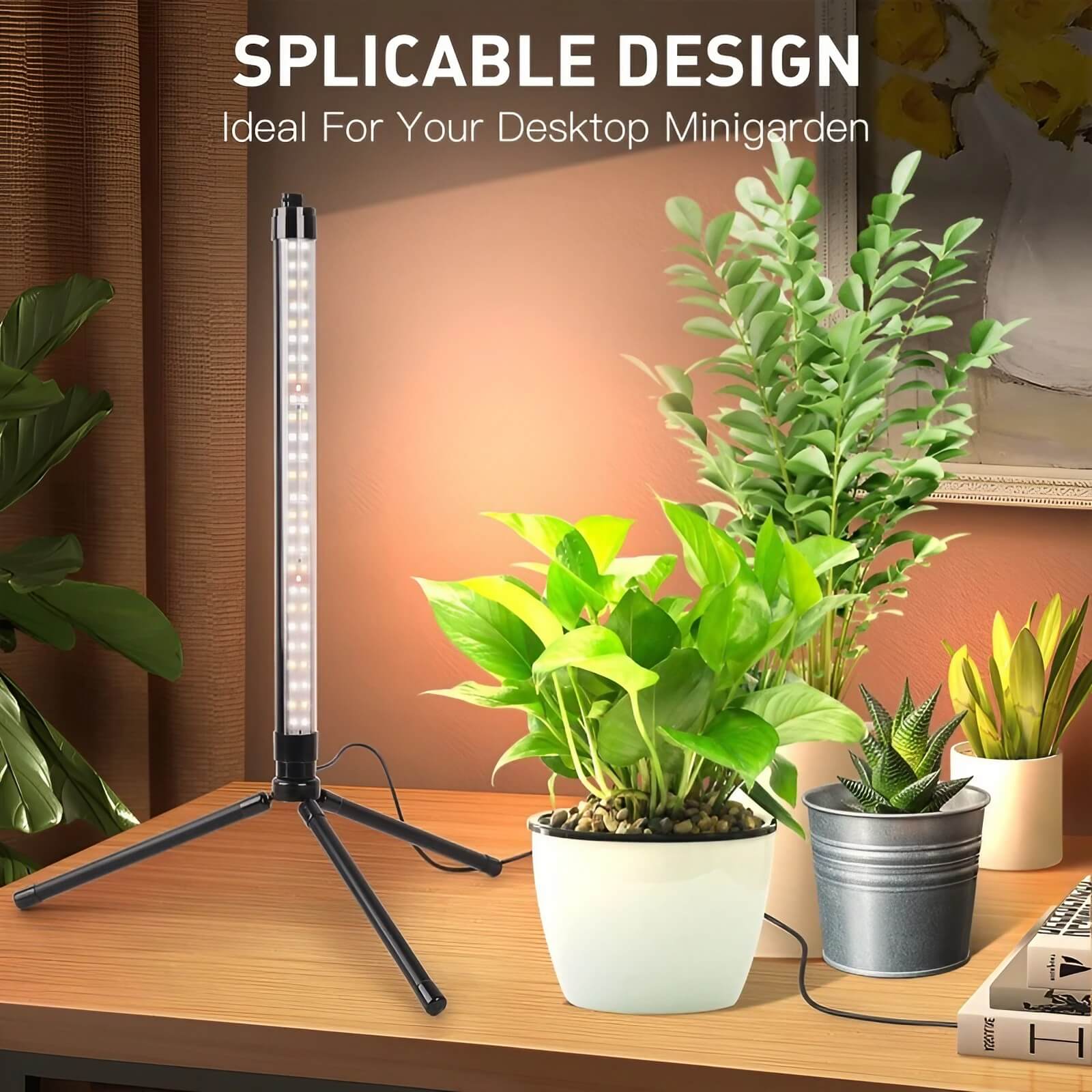 32W Full Spectrum Growing Lamp Lights - Adjustable 3-9-12H Cycle Timer