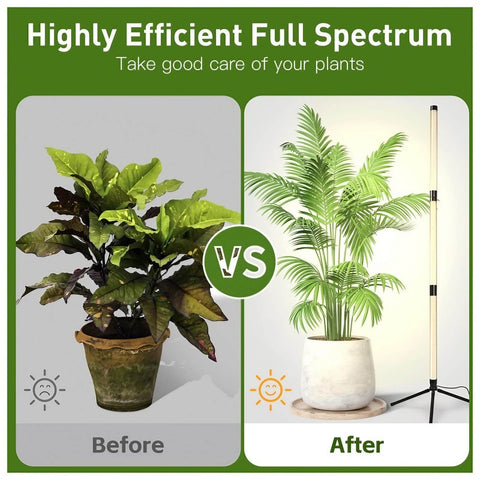 32W Full Spectrum Growing Lamp Lights - Adjustable 3-9-12H Cycle Timer