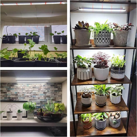 5W Full Spectrum Plant Stand Grow Lights with 3″-9″-12″ Cycle Timer