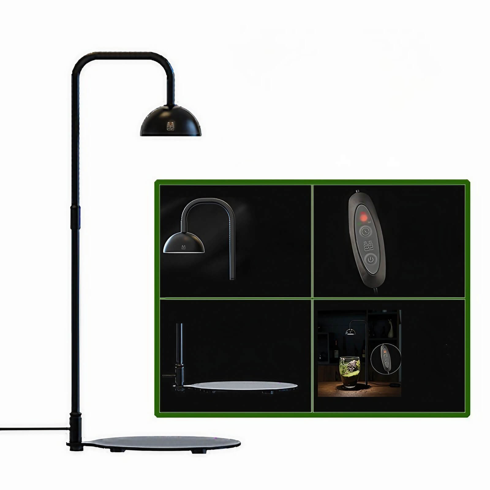 5W Tabletop Grow Light with 3-6-12 hr Cycle Timer