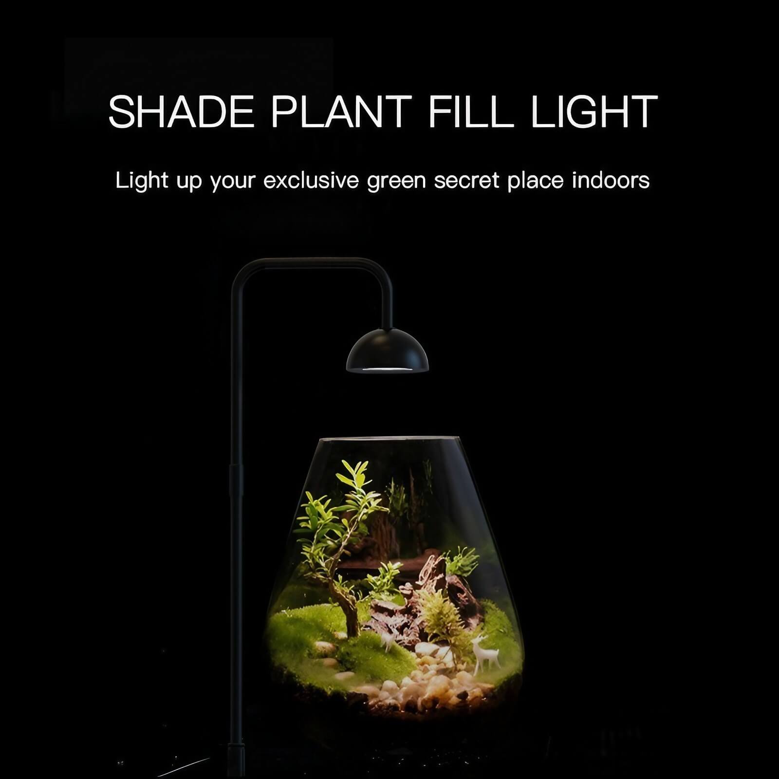 5W Tabletop Grow Light with 3-6-12 hr Cycle Timer