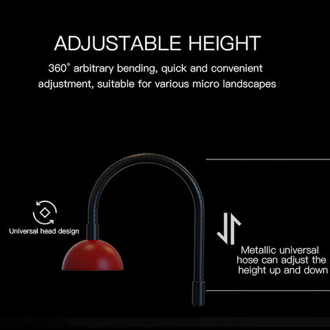 5W Tabletop Grow Light with 3-6-12 hr Cycle Timer