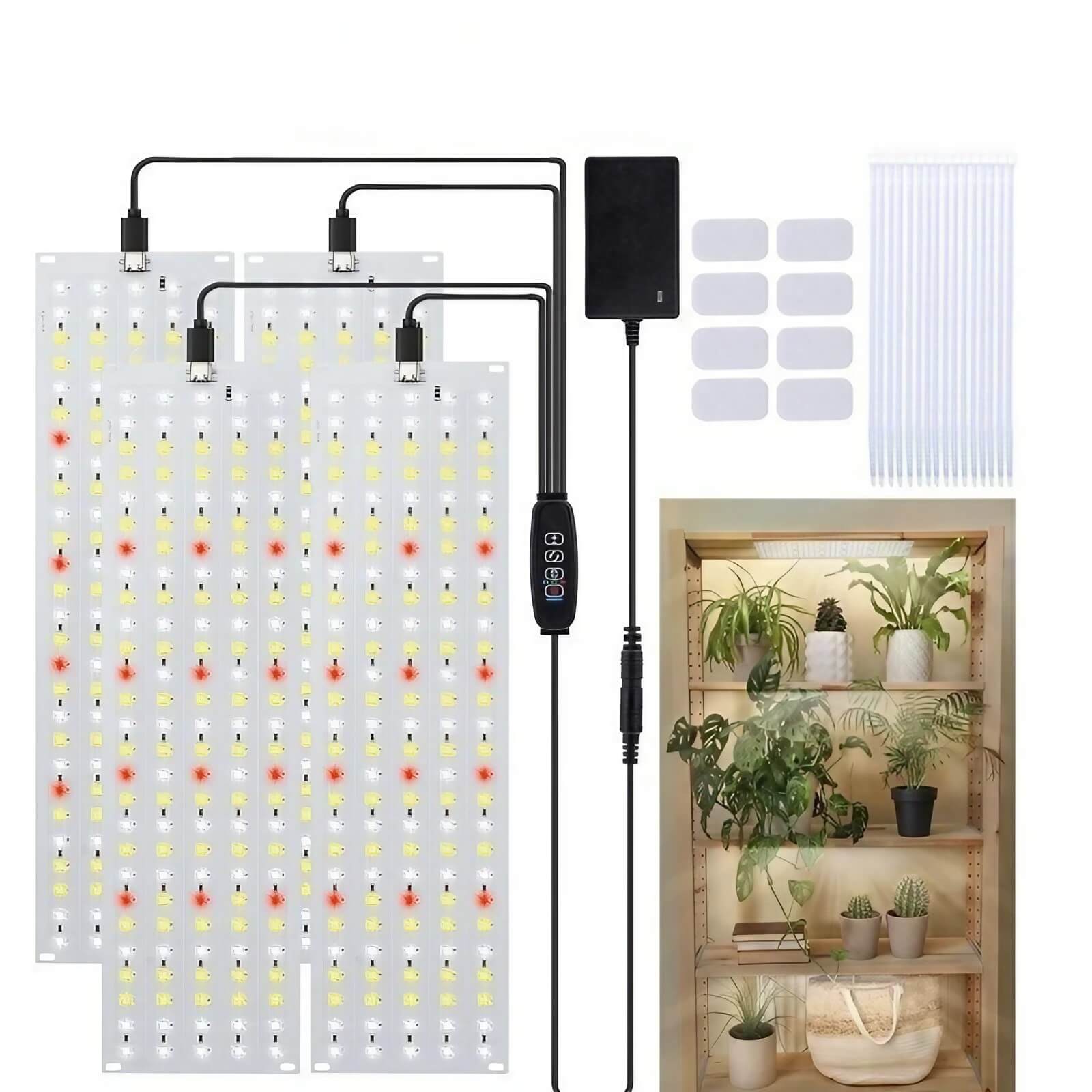 Full Spectrum 11.8W Plant Stand Grow Lights - Timer 3″/9″/12″ Hours