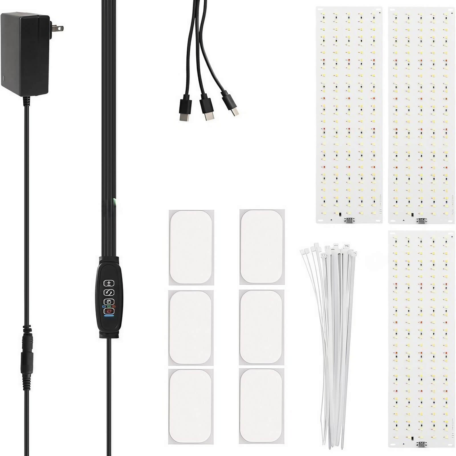 Full Spectrum 11.8W Plant Stand Grow Lights - Timer 3″/9″/12″ Hours