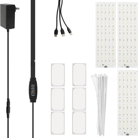 Full Spectrum 11.8W Plant Stand Grow Lights - Timer 3″/9″/12″ Hours