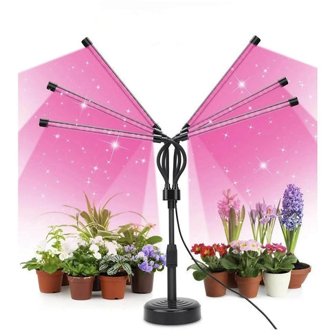 Full Spectrum 11W Tabletop Grow Light - 3″/9″/12″ Timer Settings