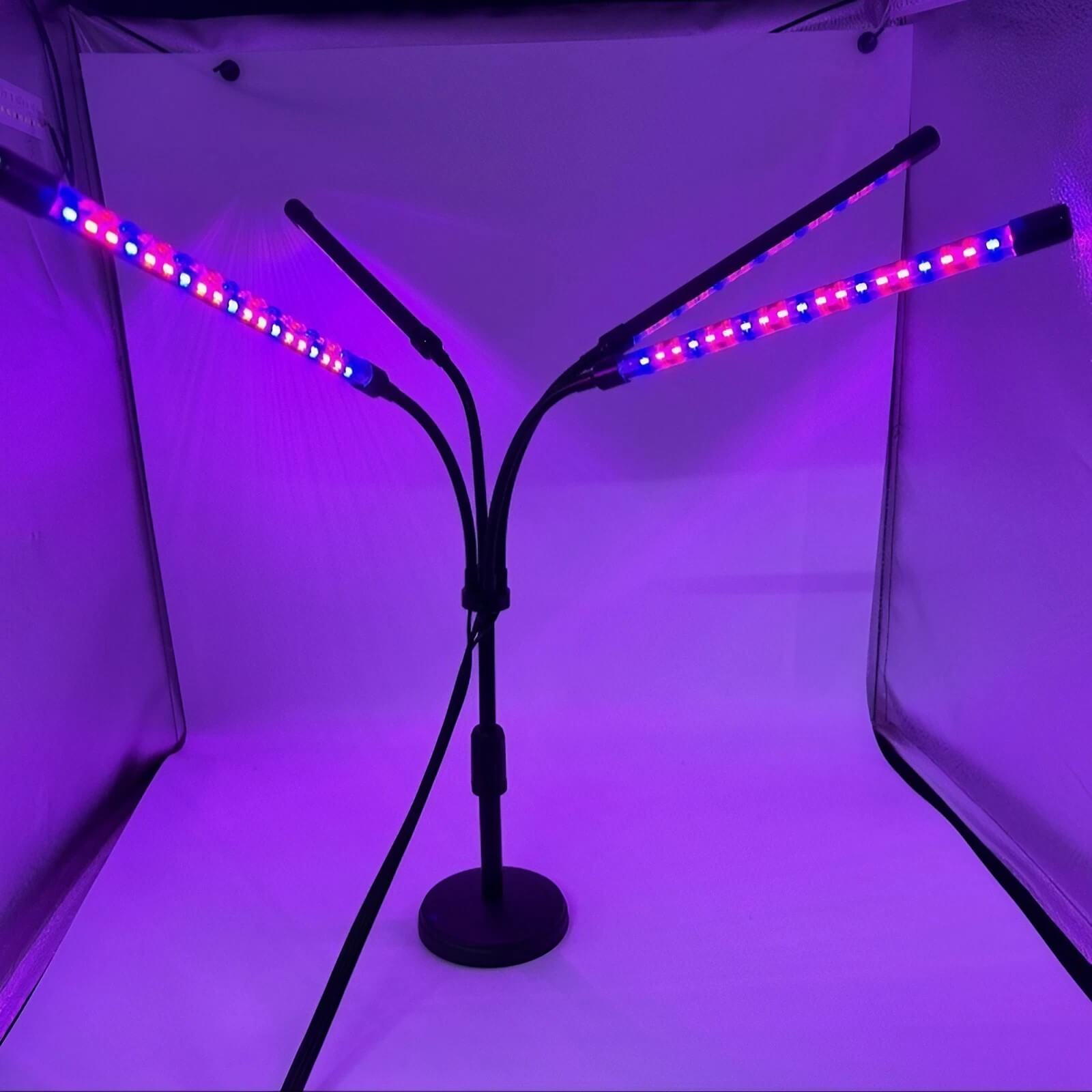 Full Spectrum 11W Tabletop Grow Light - 3″/9″/12″ Timer Settings