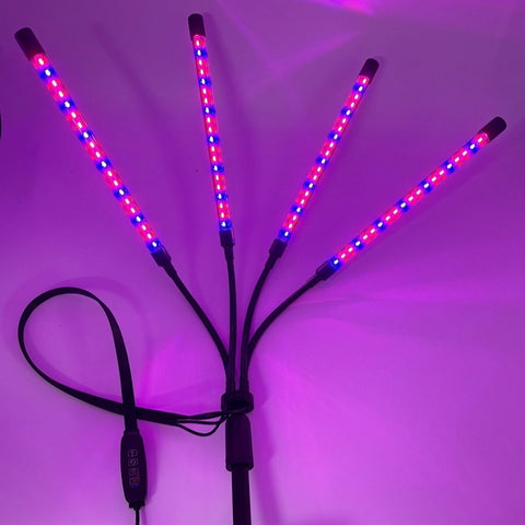 Full Spectrum 11W Tabletop Grow Light - 3″/9″/12″ Timer Settings