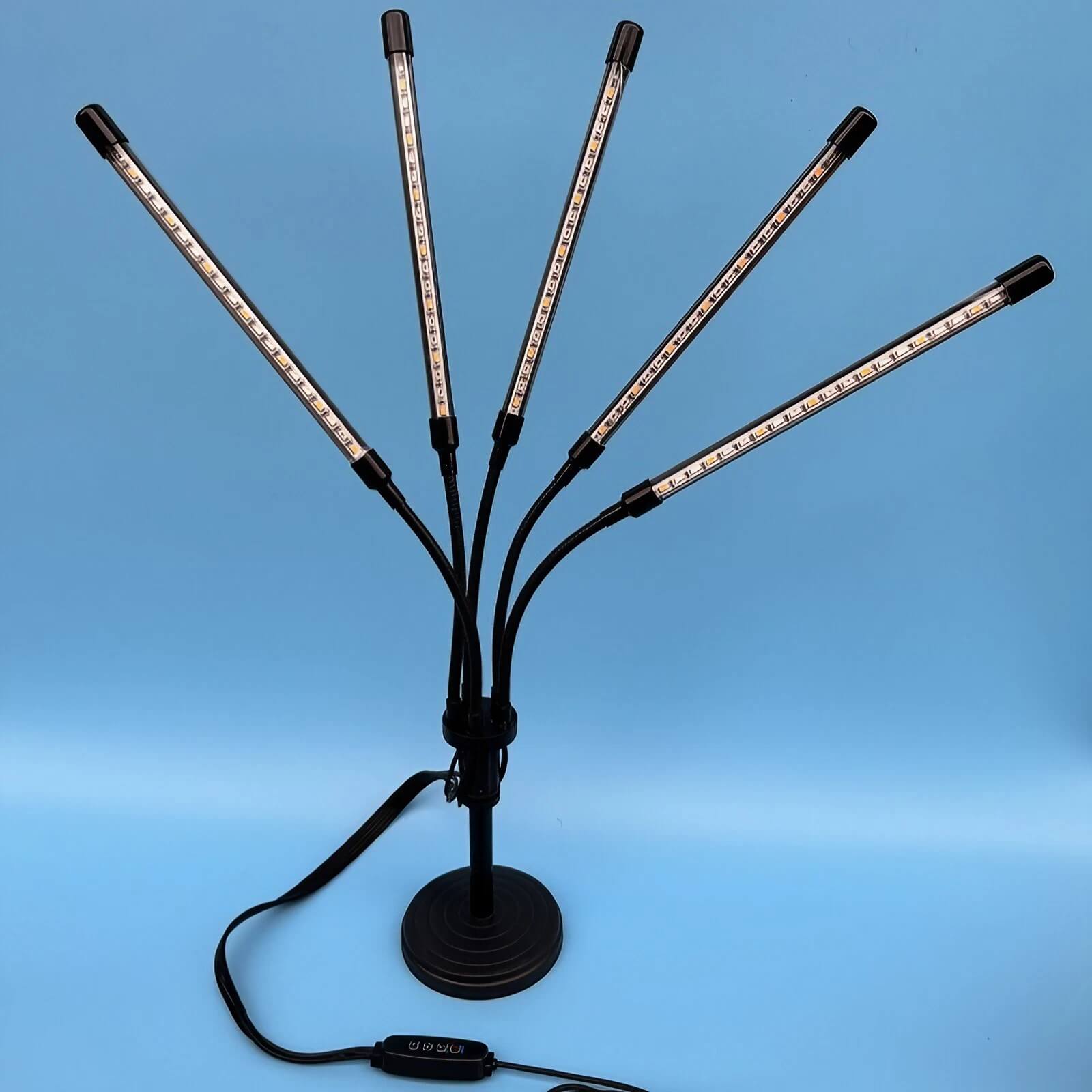 Full Spectrum 11W Tabletop Grow Light - 3″/9″/12″ Timer Settings