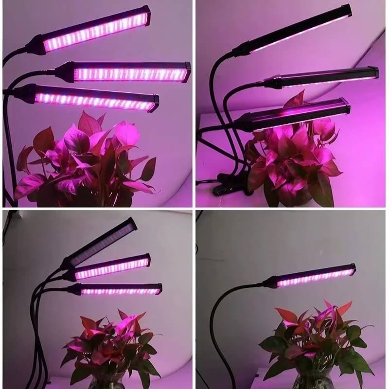 Full Spectrum 13W Tabletop Grow Light with 3-9-12 Hour Timer