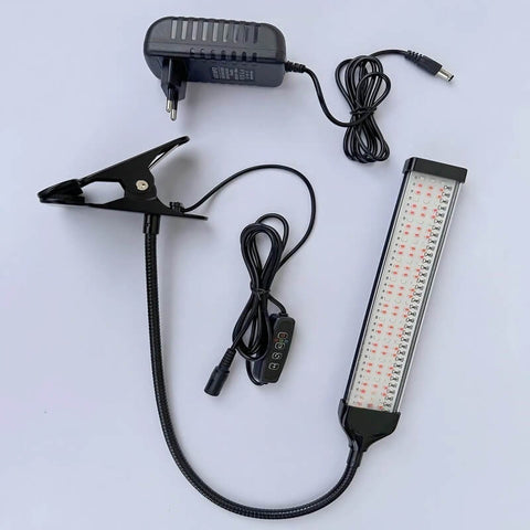 Full Spectrum 13W Tabletop Grow Light with 3-9-12 Hour Timer