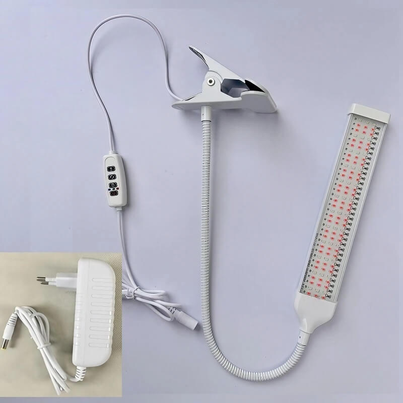 Full Spectrum 13W Tabletop Grow Light with 3-9-12 Hour Timer