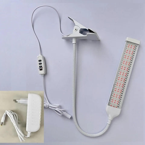 Full Spectrum 13W Tabletop Grow Light with 3-9-12 Hour Timer