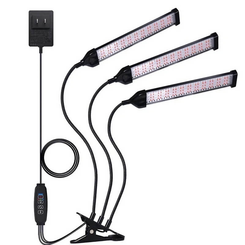 Full Spectrum 13W Tabletop Grow Light with 3-9-12 Hour Timer