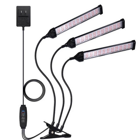 Full Spectrum 13W Tabletop Grow Light with 3-9-12 Hour Timer