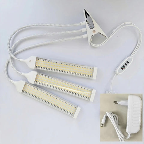 Full Spectrum 13W Tabletop Grow Light with 3-9-12 Hour Timer