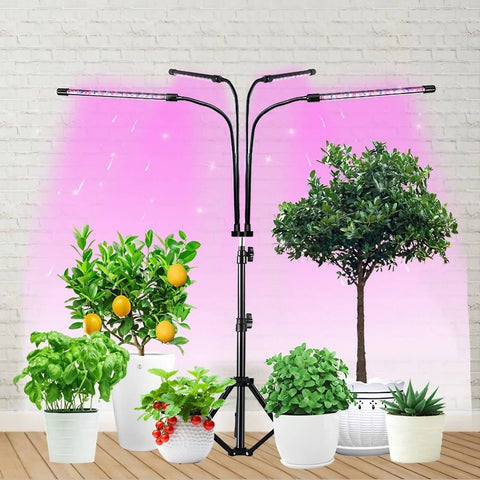 Full Spectrum 14W Growing Lamp Lights with Adjustable 3-9-12 Hour Timer