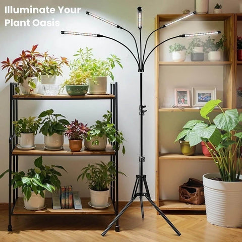 Full Spectrum 14W Growing Lamp Lights with Adjustable 3-9-12 Hour Timer