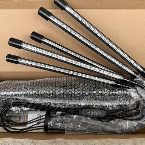 Full Spectrum 14W Growing Lamp Lights with Adjustable 3-9-12 Hour Timer