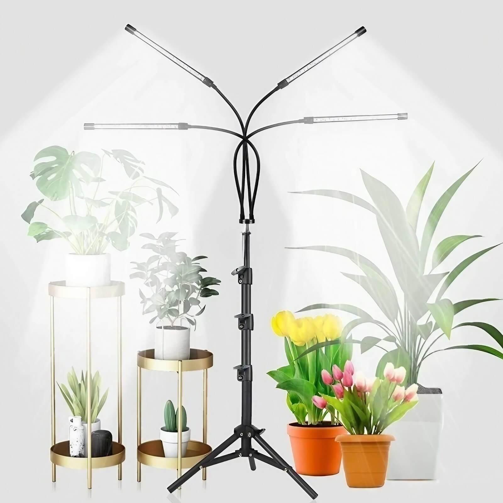 Full Spectrum 14W Growing Lamp Lights with Adjustable 3-9-12 Hour Timer
