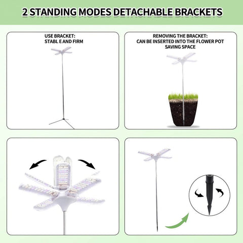 Full Spectrum 20W Growing Lamp Lights - 3/9/12 Hour Cycle Timer