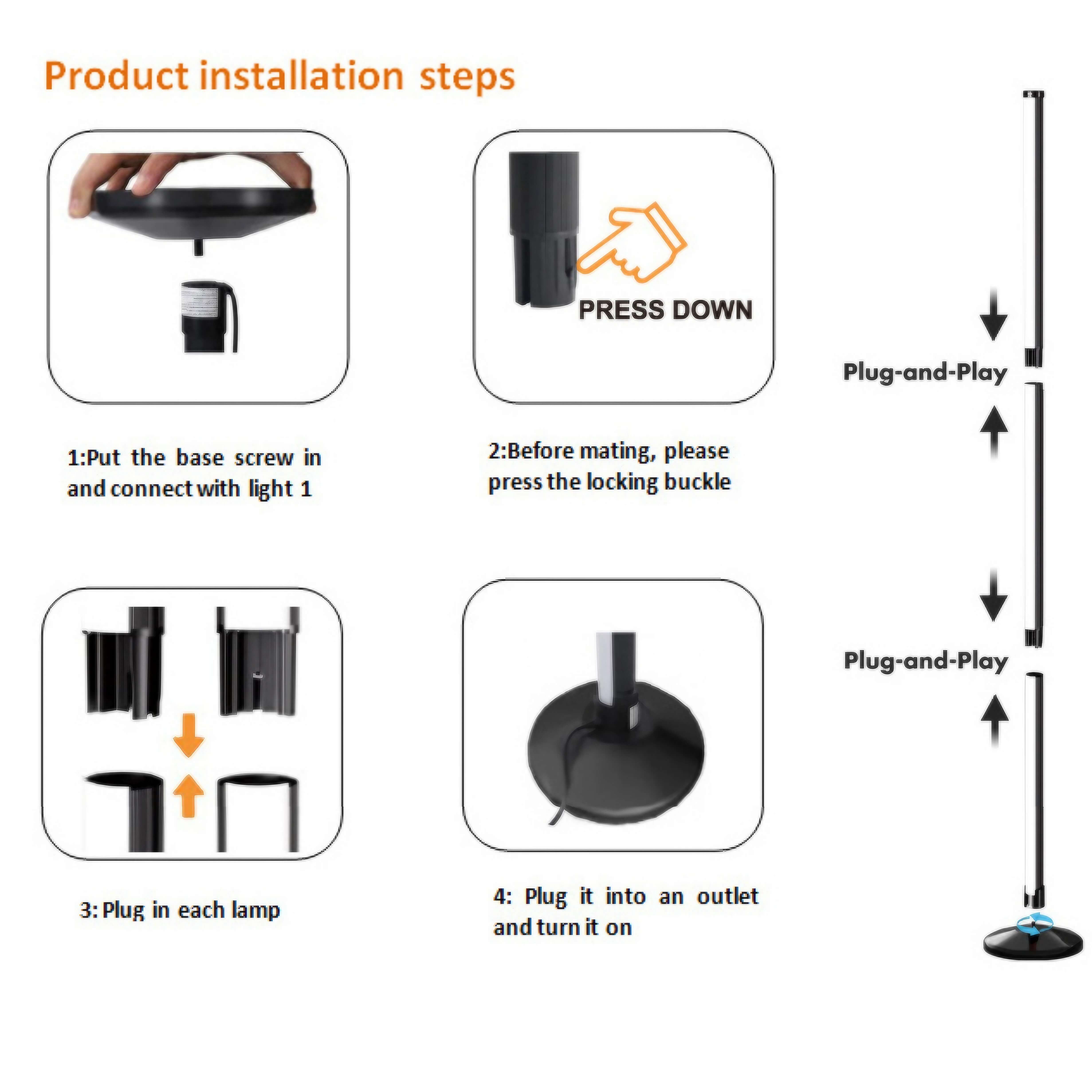 Full Spectrum 24W Growing Lamp Lights - 4/8/12 Hour Cycle Timer