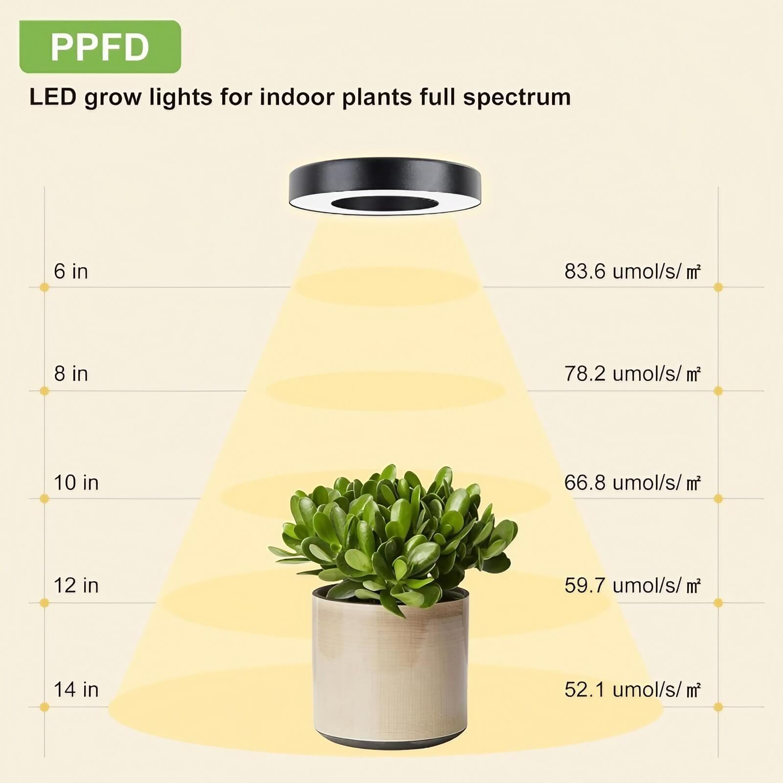 Full Spectrum Plant Stand Grow Lights - 13W - Timer 3/9/12 hrs