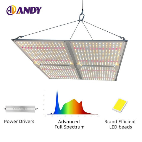 Quantum Board Grow Light - Full Spectrum White 301H +660nm +730nm - Coverage 4x4ft/5x5ft