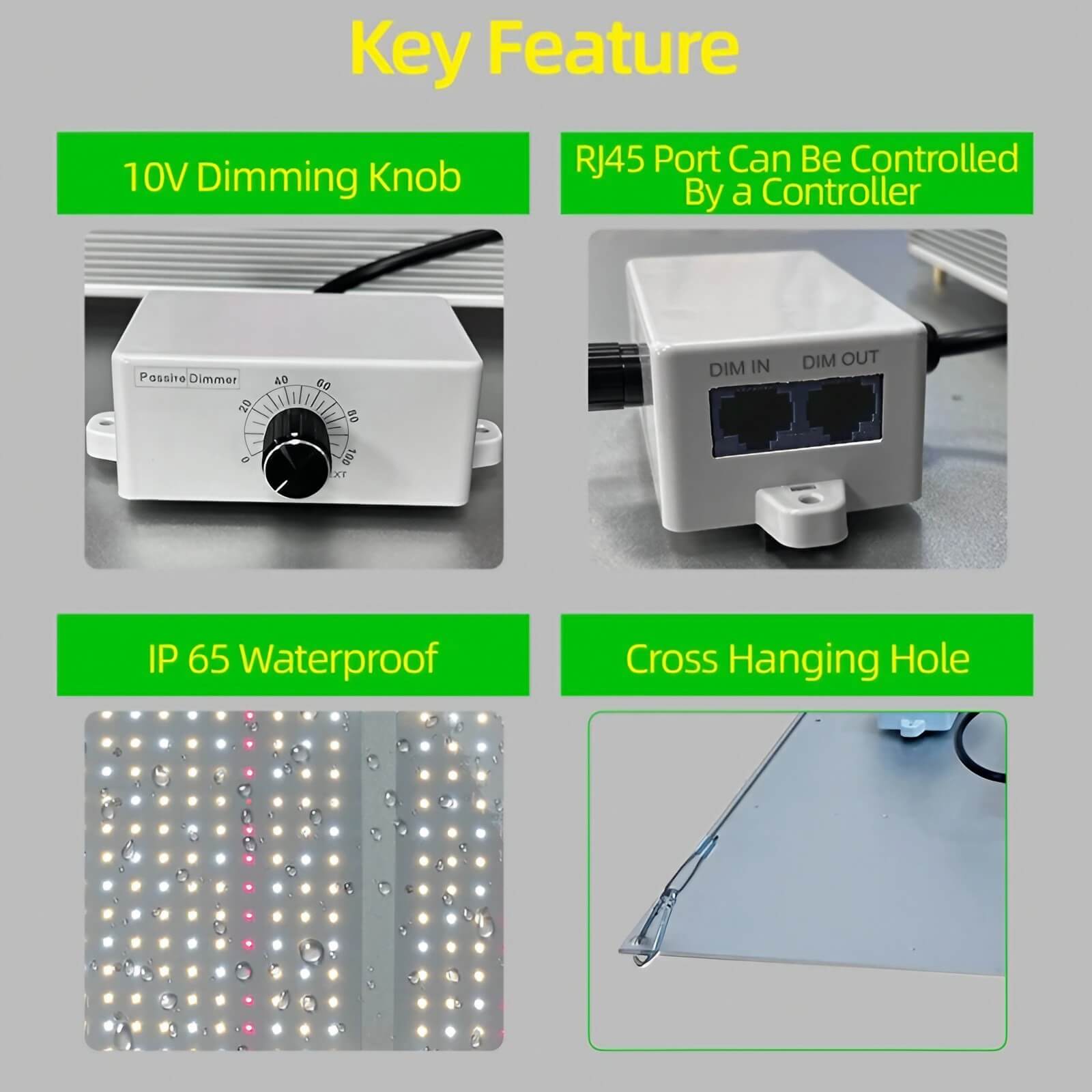 Quantum Board Grow Light - Full Spectrum White 301H +660nm +730nm - Coverage 4x4ft/5x5ft