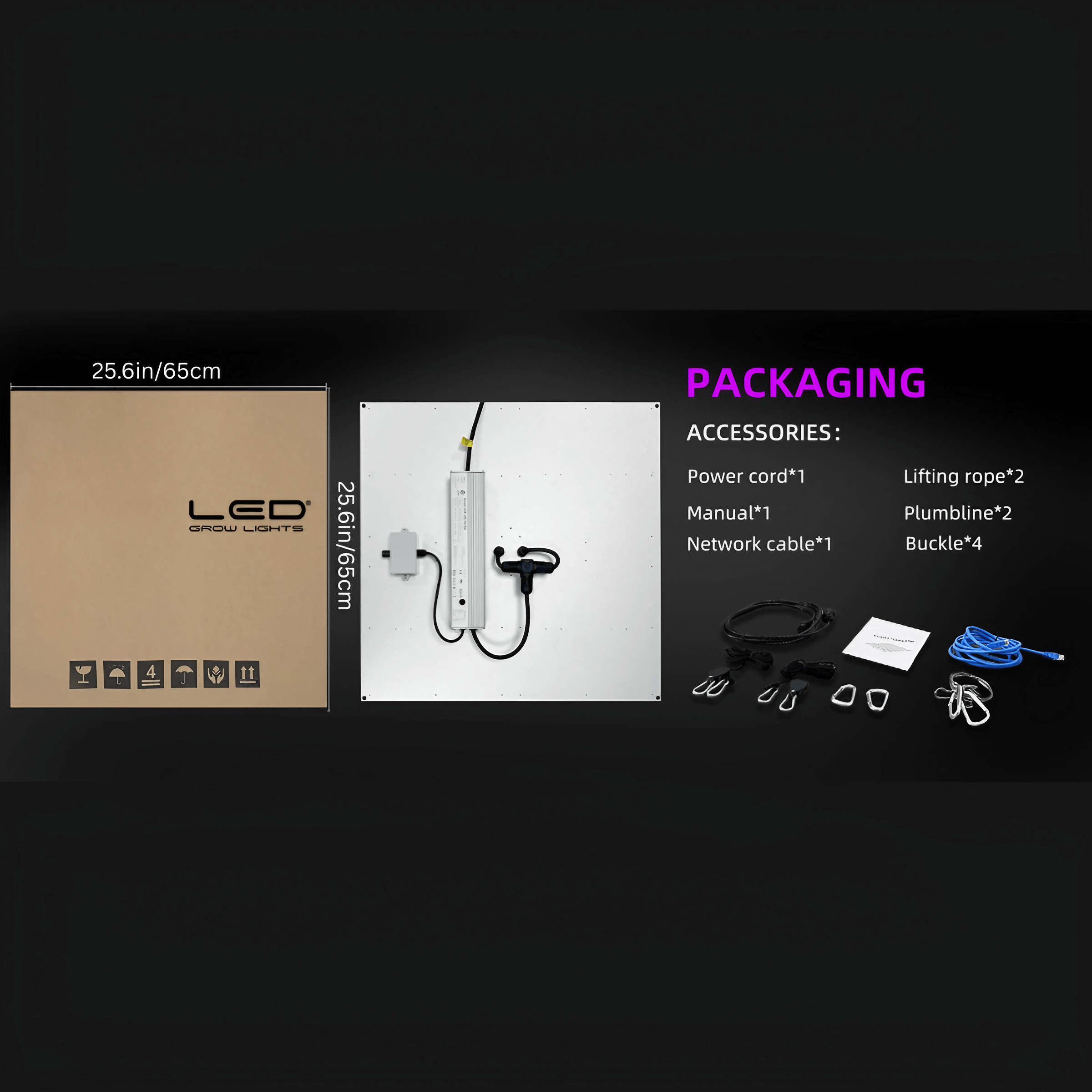 Quantum Board Grow Light - Full Spectrum White 301H +660nm +730nm - Coverage 4x4ft/5x5ft