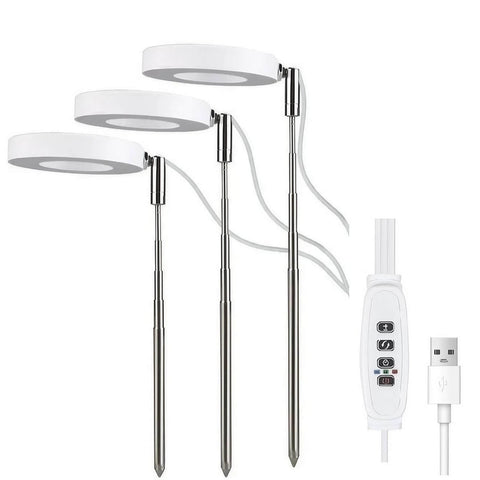 Tabletop Grow Light 5W - Full Spectrum with 3/9/12 Hour Timer