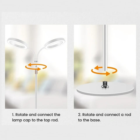 Tabletop Grow Light 12W - Full Spectrum with 3/9/12 Hour Timer