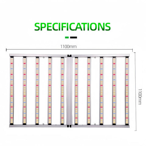 Foldable 1000W Single channel Dimming LED grow light for 4*4(ft)