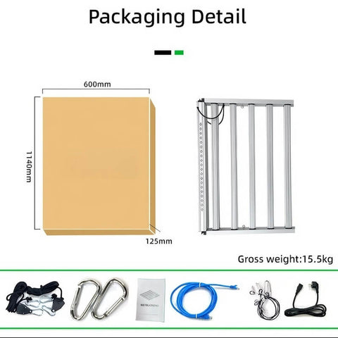 800W+100W(UV) Foldable Grow Light Dual Channel Dimming 4*4(ft)