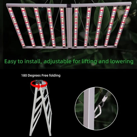 1000W+100W(UV) Foldable Grow Light Dual Channel Dimming 4*6(ft)