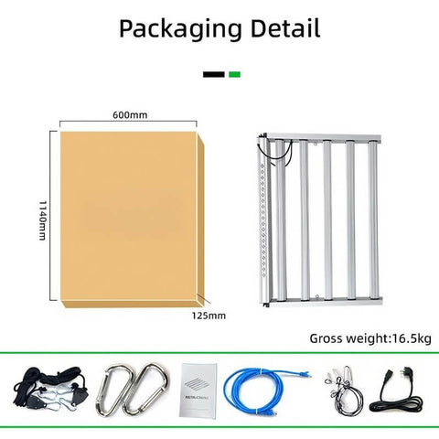 1000W+100W(UV) Foldable Grow Light Dual Channel Dimming 4*6(ft)