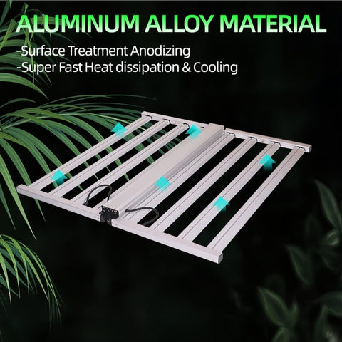 800W+100W(UV) Foldable Grow Light Dual Channel Dimming 4*4(ft)